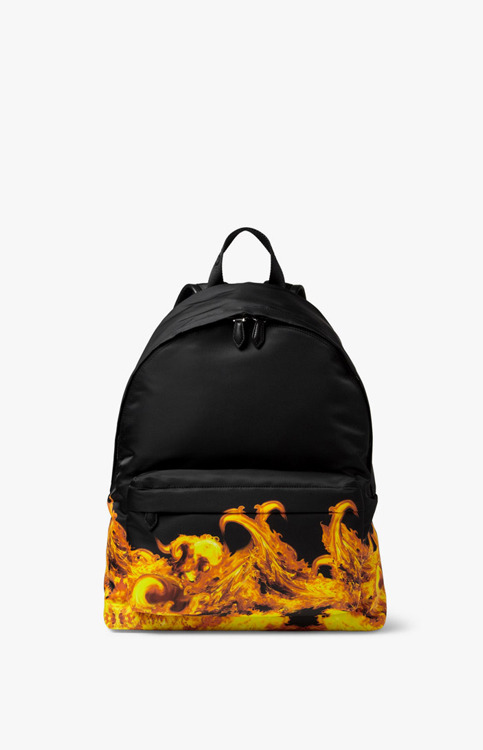 freshkings:  Flame Print Backpack by GIVENCHY : SHOP