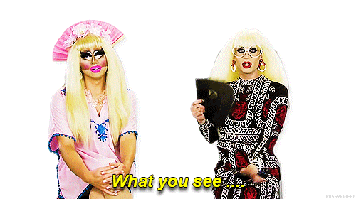 dragqueensaremyaesthetic:  buythesamepartsonitunes:  I’m Katya promoting the most iconic single of all time #buythesamepartsonitunes  I swear she’s #teamtati ♡ 