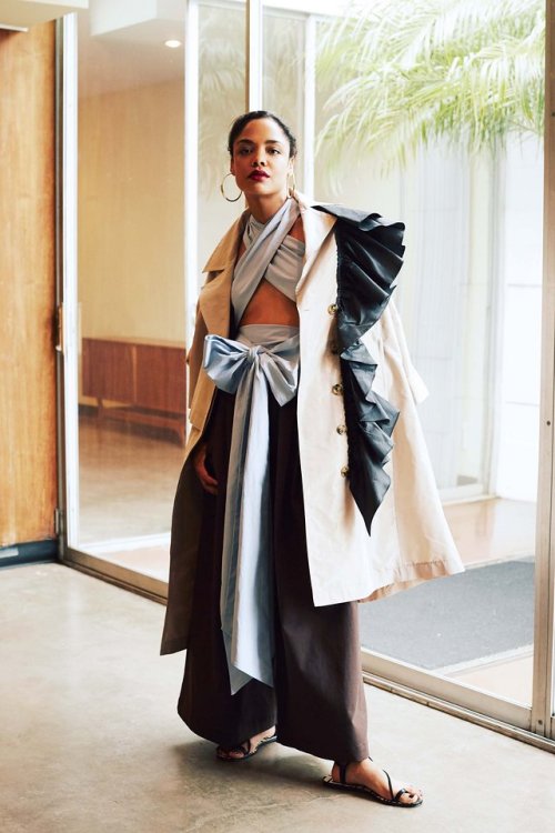 Sex runwaywreck:  Tessa Thompson for TOME Summer pictures