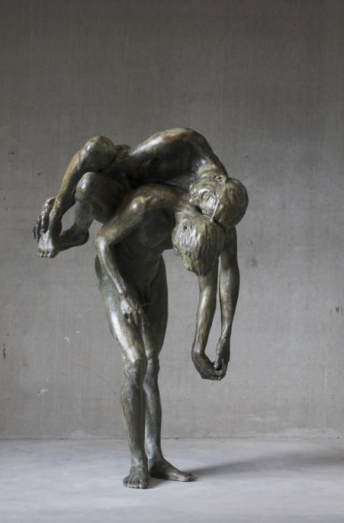 boysnmenart:  Lotta Blokker | Atlas - Bronze 2005 