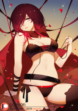 kyoomon: Ruby Rose from RWBY &lt;3 Support my patreon to get more :D My Patreon               My Gumroad +Full size images .PNG +Images step process +PSDs ( with all layer ) +PSDs NSFW file ( with all layer ) +NSFW.JPG +NSFW.PNG ( full size images