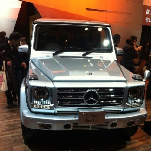 Big ass monster. #dreamcar #mercedes #gclass #auto #cars #japanmotorshow2013 (at Tokyo Big Sight, Ja