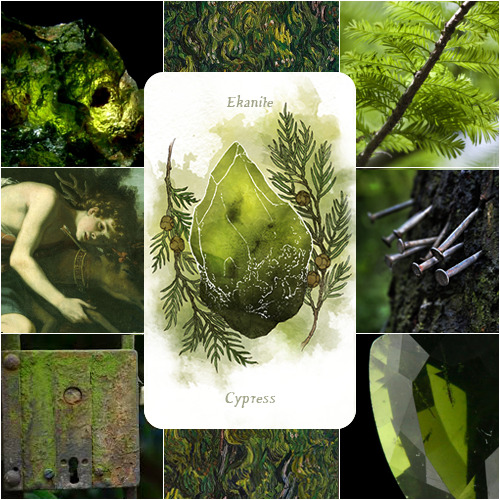 Ekanite & Cypress - Telluric Tarot card reading :･ﾟ☆✧(Rider-Waite equivalent: Nine of Swords) De