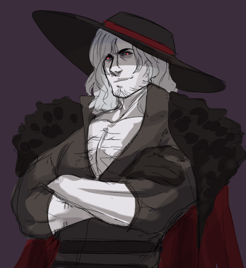 Dante From The Devil May Cry Series But He's The Tall Thicc Vampire Mommy From Re8