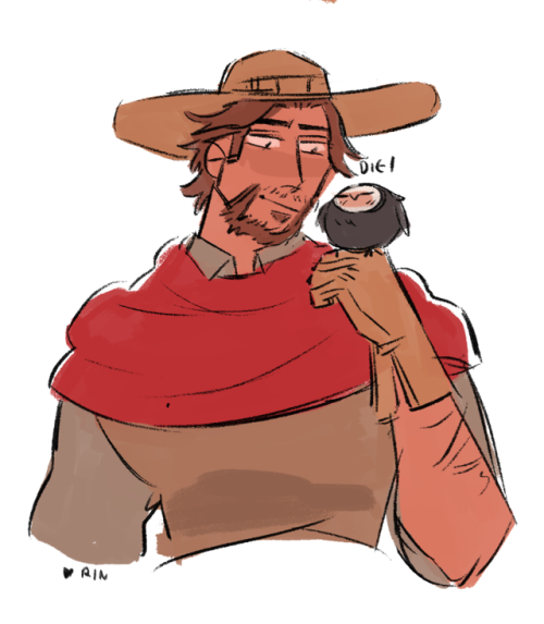 rumpling:reapbirb just wants a little attention from the cowman 