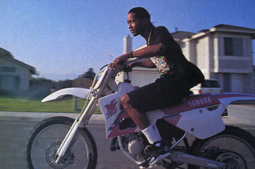 babylonfalling:  DJ Quik / YZ125 / Huaraches / 1992
