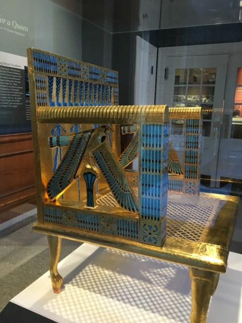 ahencyclopedia: RECREATING AN EGYPTIAN THRONE FIT FOR A QUEEN:  FEW wooden artifacts from ancie