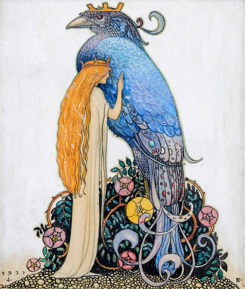 Blue Bird - John Bauer