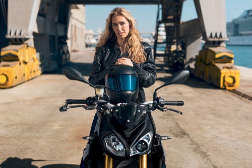 Sabine & the S1000R. Shot for BMW Motorrad.