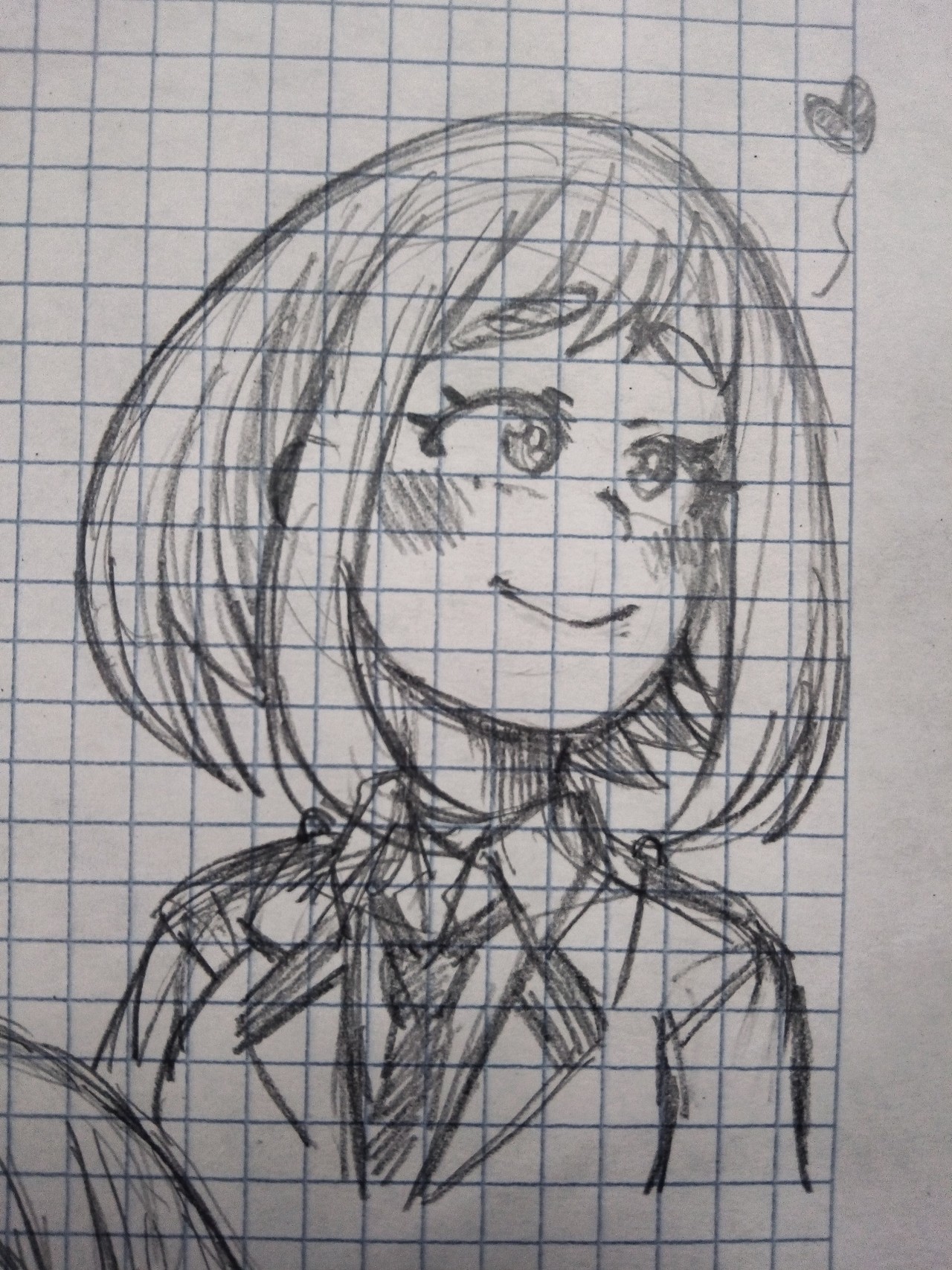 ladyfubuki:  I missed drawing my infinity girl so I drew some sketches at class 