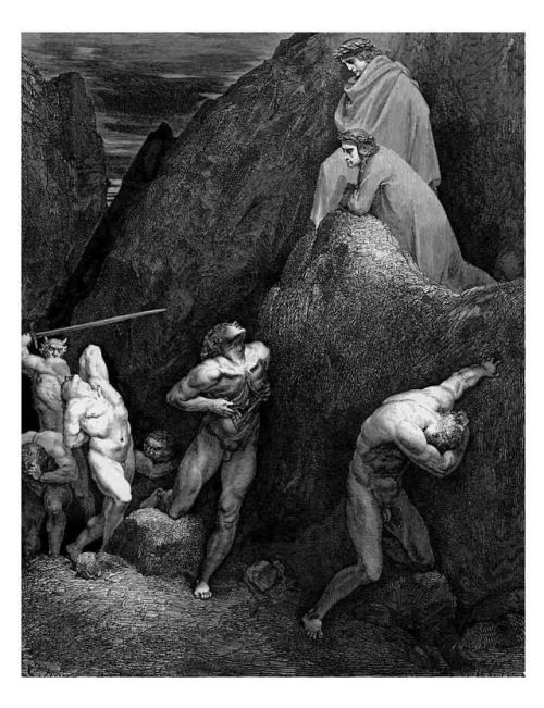 likeafieldmouse:Gustave Dore&rsquo;s illustrations for Dante&rsquo;s The Divine Comedy &amp; John Mi