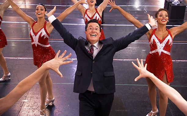 Our year-end roundup coverage begins with Stephen Colbert – who tells us the whole, unvarnished story behind The Colbert Report’s ecstatic “Get Lucky” dance party. Sample:
“ I thought, “So wait, we’re flying them from Paris and they’re not gonna sing...