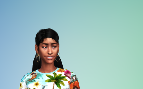 qdogsims: Just another sim i made wanted to try the height sliders of a teenage for a preteen by @re