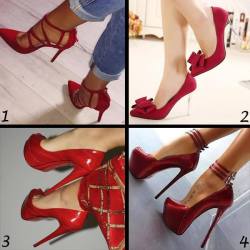 ideservenewshoesblog:  Shoespie Red Cut outs Stiletto Heels