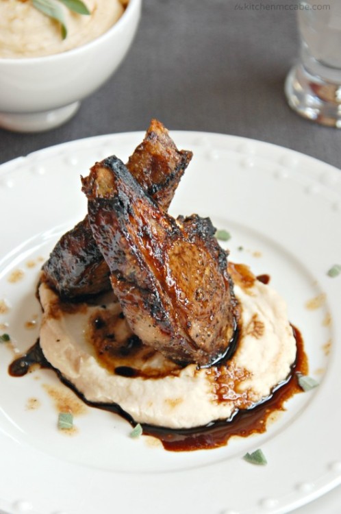 hoardingrecipes:  Balsamic Glazed Lamb Chops