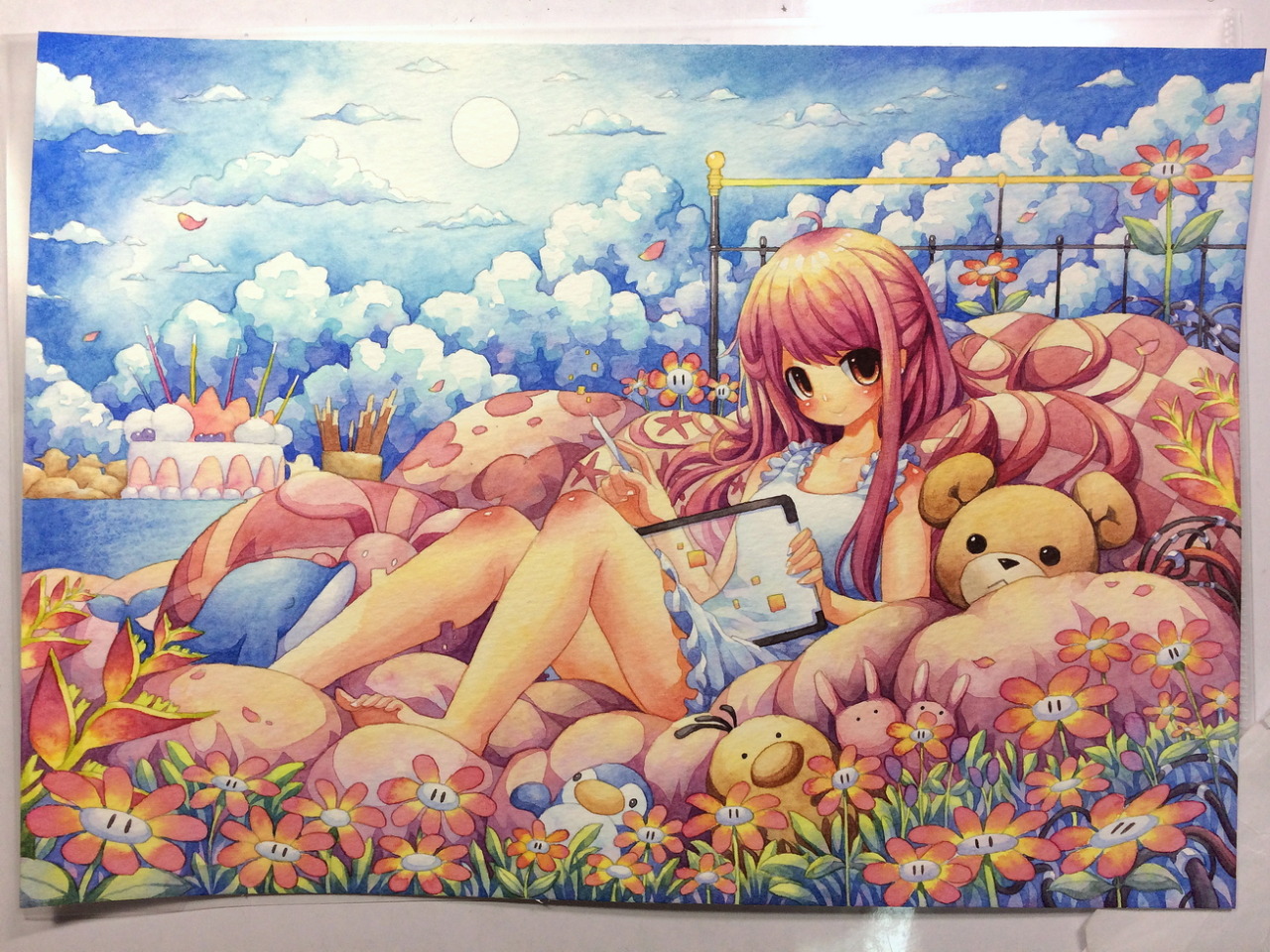 fandom-artworks: emperpep:    Shelter fanart watercolor commission for kawaiipony2.deviantart.com