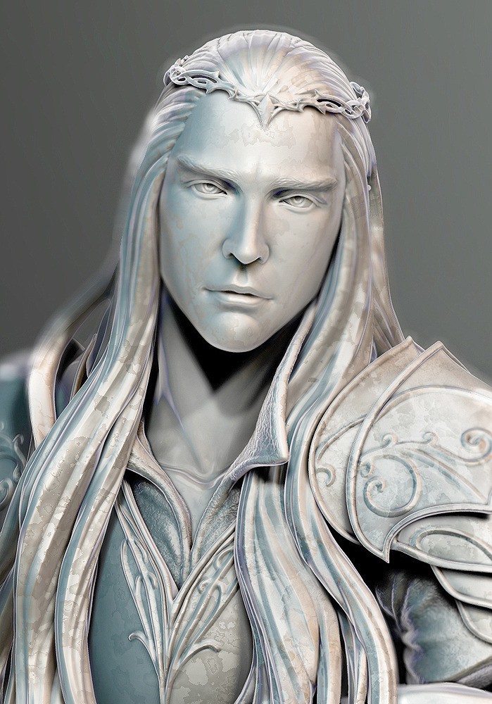 leepacejustawesome3:  helenashin:Hello Evryone !! :)This is Thranduil 3D Bust and my