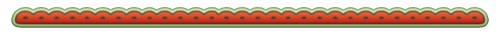 A divider graphic in the colours of the Palestinian flag and, coincidently, of a watermelon. It is slightly fancy, and its rounded shapes are facing outwards from the central message.