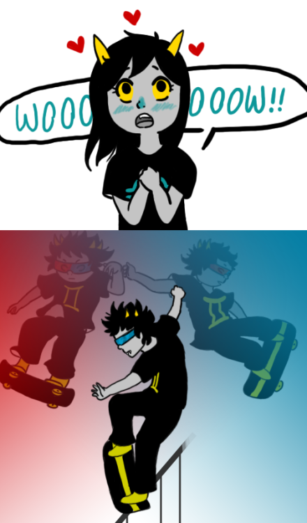 squishybeartato:applecherry108:this took forever. not sure if it counts as sadstuck. fuck i love the