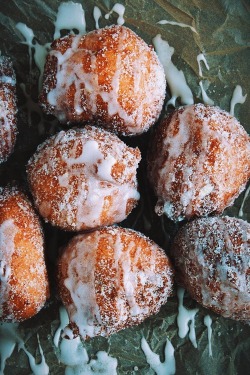 foodsforus:  Ricotta Beignets with Lemon-Cardamom