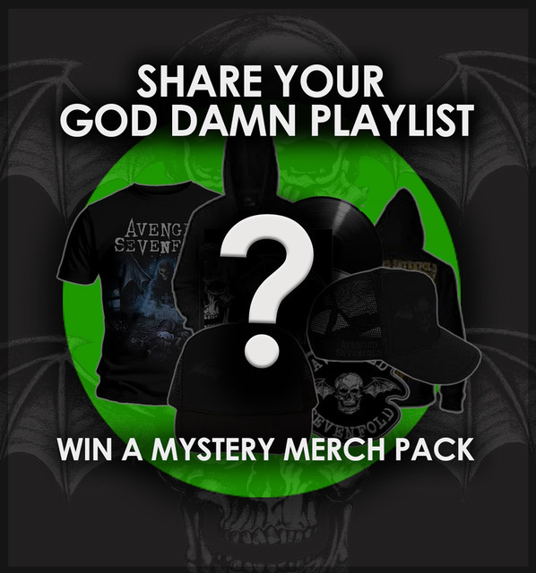 Members of Deathbat Nation: Win a surprise merchandise pack by simply adding “God Damn” to a playlist you have created on Spotify, Apple, Pandora, etc. Get details and enter here.