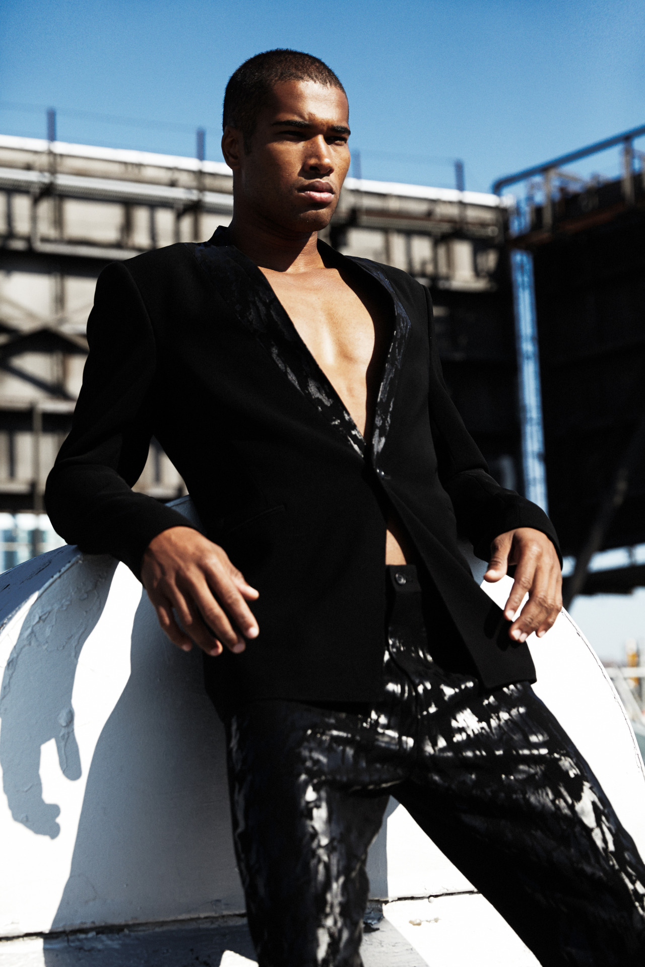 ohthentic:distinct-homme:Rivaldino Santos for our Winter Issue 2014 Shot by Nelson