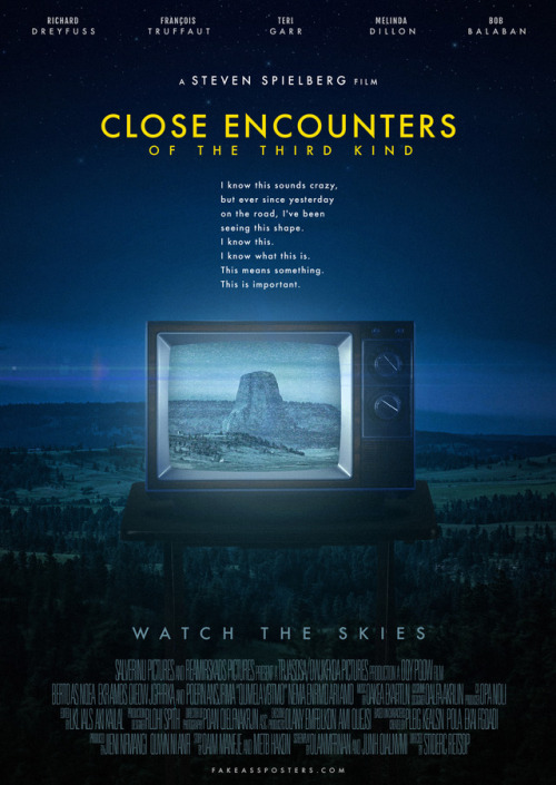 2019:14 — Close Encounters of the Third Kind(1977 - Steven Spielberg) **** RewatchAlternative poster