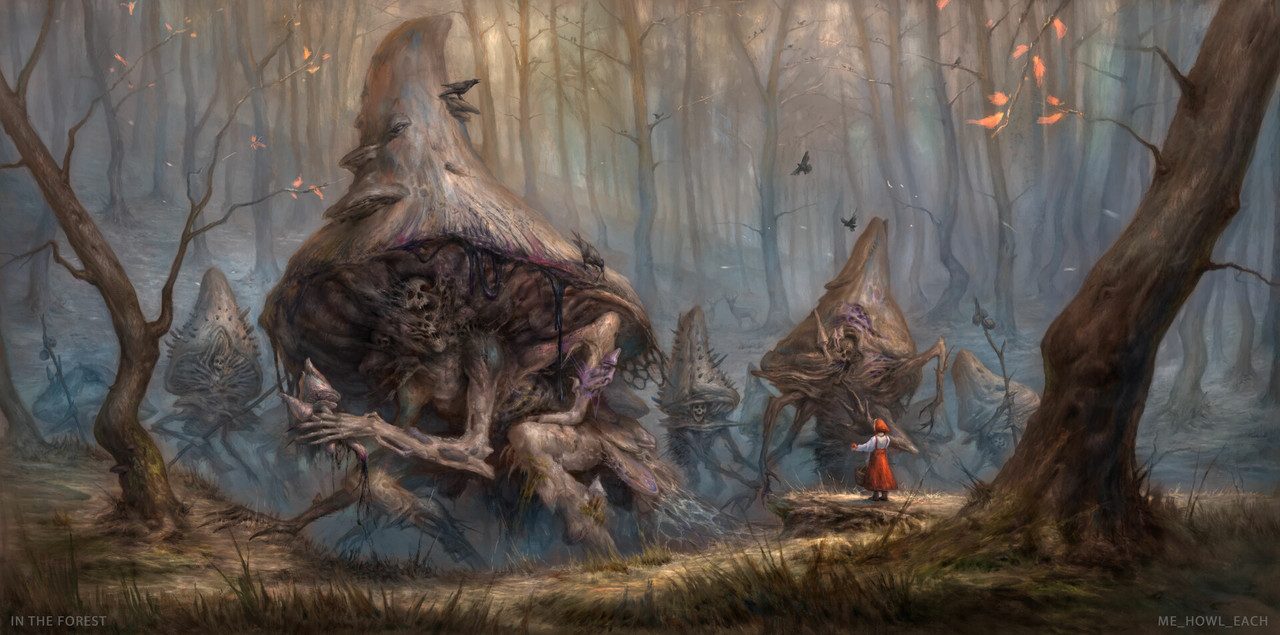 morbidfantasy21:
“In the forest by Ivan Mikhalenko
”