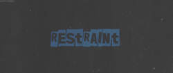 ruffzrabbit-blog: restraint // reason //