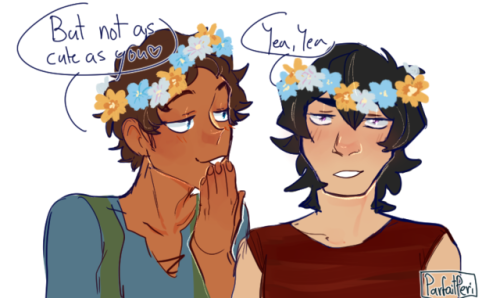 parfaitperi: i cant stop thinking about dragons with flower crowns dragon au 