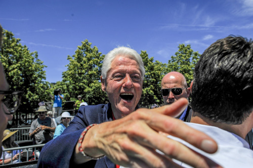 Hillary Clinton delivers her campaign kickoff speech at Roosevelt Island, June 13 2015