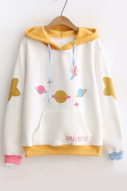 gomr: Lovable Hoodies &amp; Sweatshirts  Cartoon Universe &gt;&gt; Chic Cactus  Cartoon Planet &gt;&gt; Cartoon Planet  Harry Potter &gt;&gt; Stripe Pattern  Cartoon Cat &gt;&gt; Planet Printed  Floral Embroidered &gt;&gt; Alien Print Which one do you