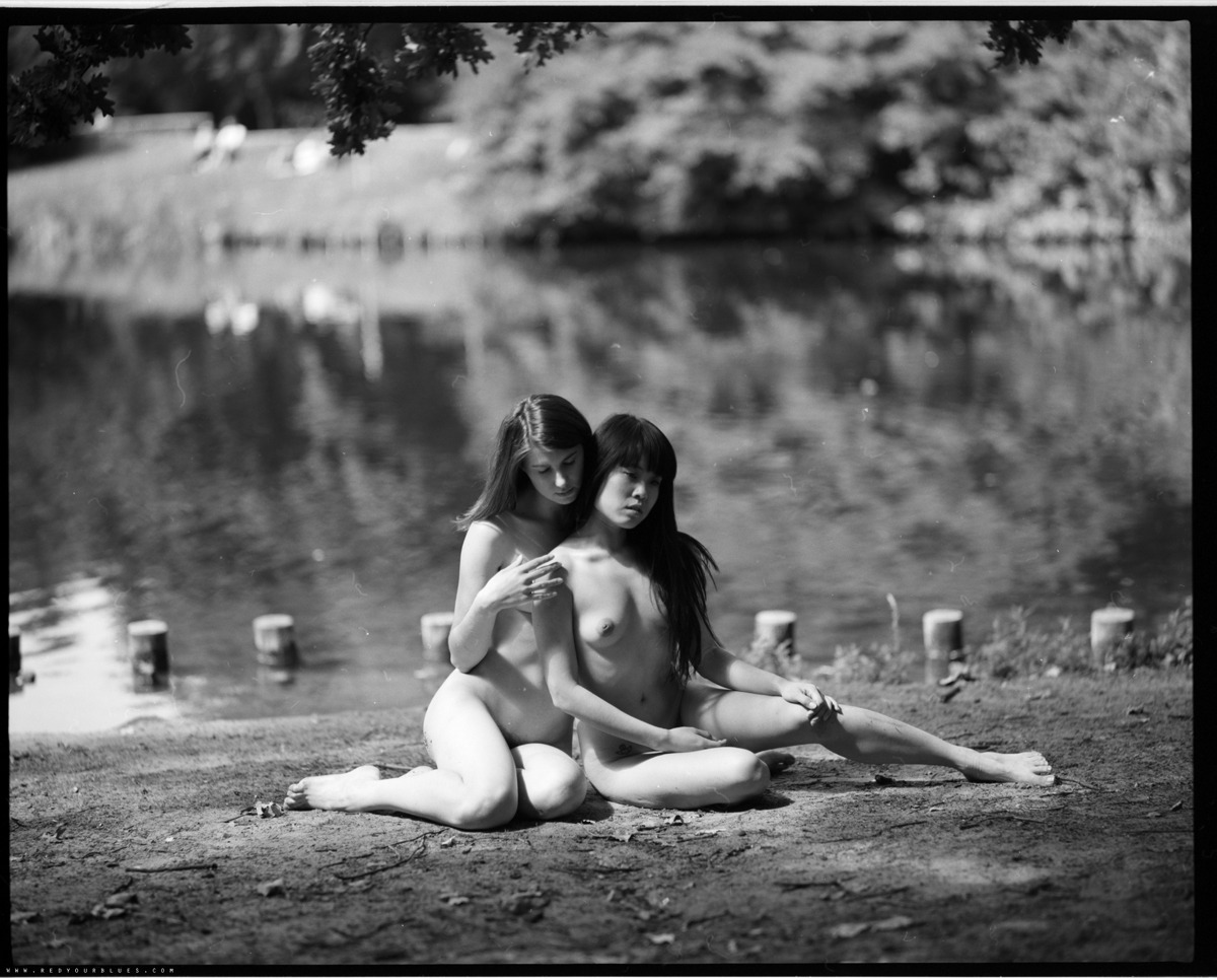 redyourblues:  Elle Peril &amp; Kyotocat IV (Pentax 67   adox 100.)  Feels like