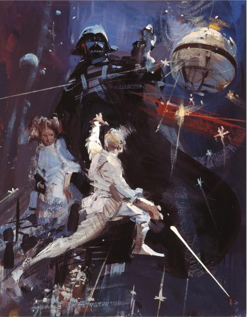 beatnikdaddio - john berkey. star wars concept artwork. 1976.