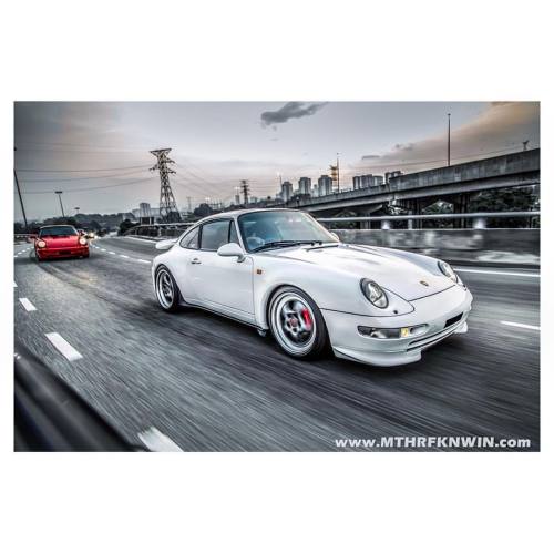 Old is gold. Stunning 993 captured in motion. Full album now up on our website! Link in bio #Pors