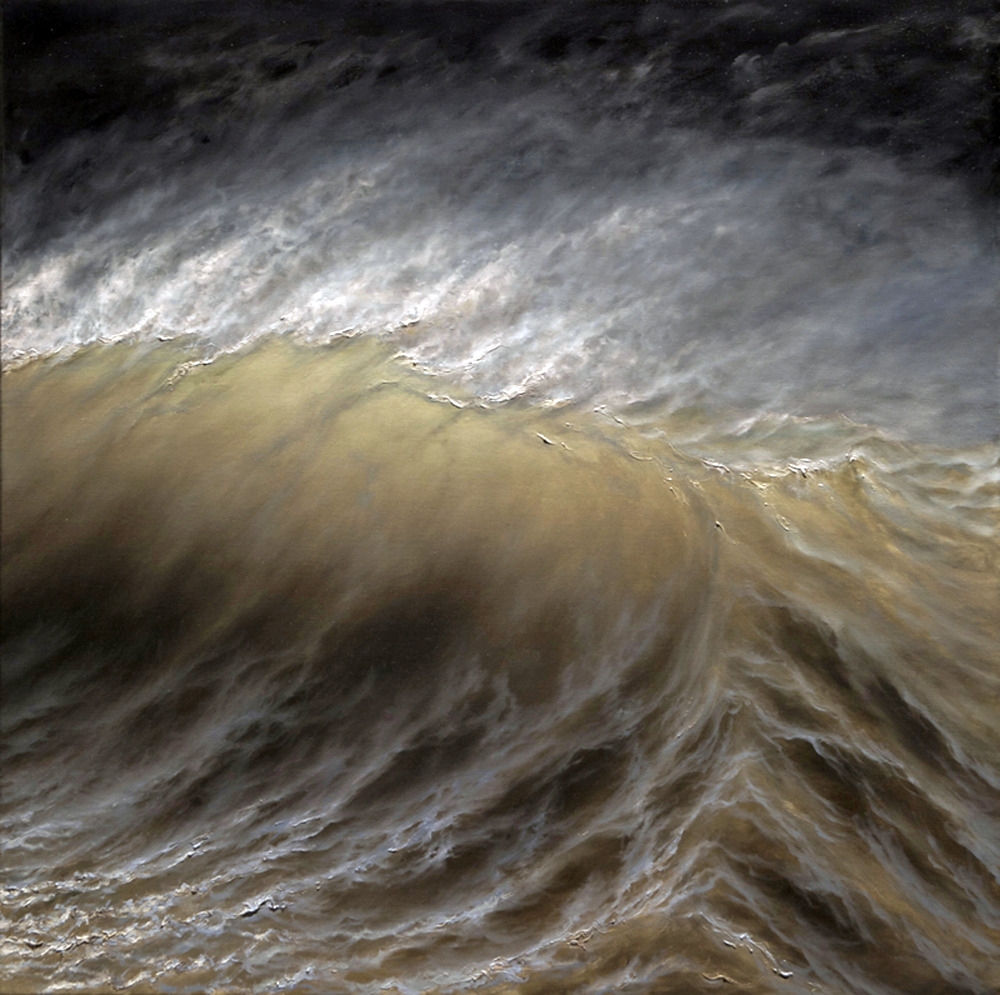 asylum-art:   Waves, Painting and Photo-realism Ran Ortner is an American artist,