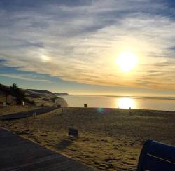 It was a beautiful day by the beach #Bordeaux