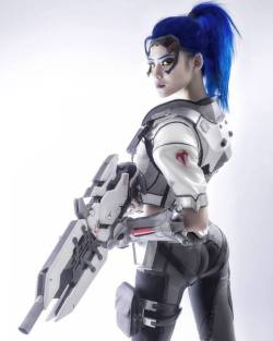 Steam-And-Pleasure:  Widowmaker From Overwatch Cosplayer: Nighty