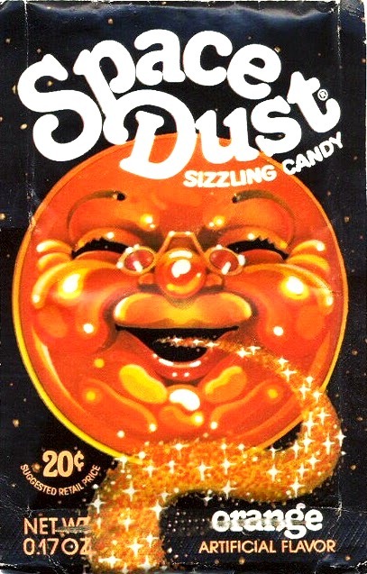 twentiethcenturykid:  KIDS CANDY CULTURE Orange Flavored Space Dust Circa 1975 The