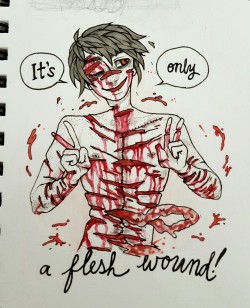 medi0crities:  INKTOBER + GORETOBER 01 //