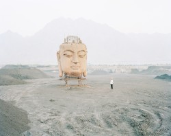riggu:  Buddha in Coal Yard, Ningxia Province