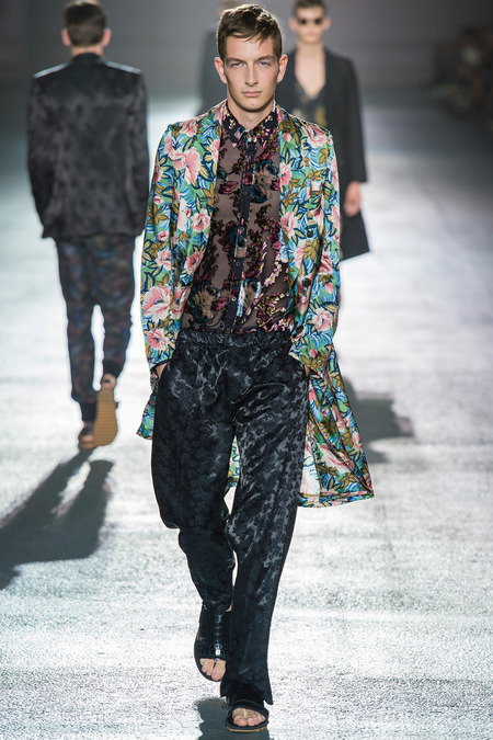  Dries Van Noten Spring 2014 Menswear collection. 