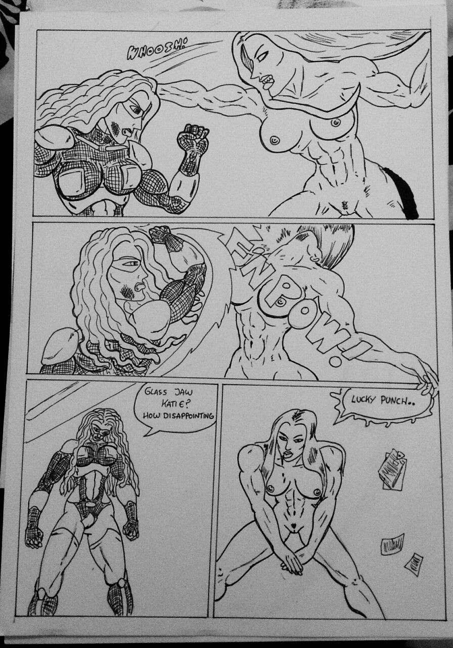 The Process - Page 90  Pencils, ink and colour for Page 90