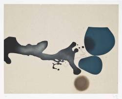 scottbergeyart:   Victor Pasmore (British, 1908-1998), Punto di Contatto 2, 1982. Etching and aquatint in colours, plate: 590 x 770 mm.  
