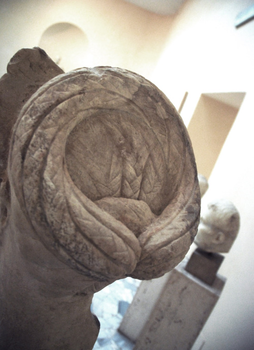 myglyptothek: Portrait of Marciana. From Porta Marina termes, Ostia (1928). II century AD. Luni marb