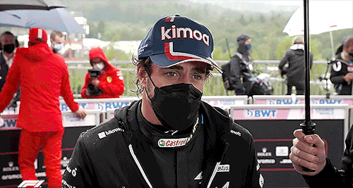 virychatillon: FERNANDO ALONSO in post qualifying interview for the Belgian Grand Prix 2021