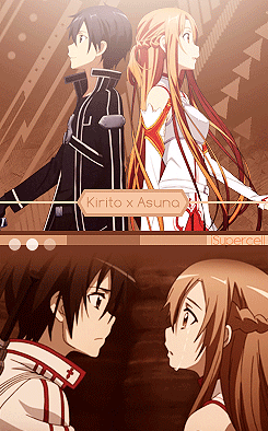 isupercell:   Sword Art Online - Kirito ♥ Asuna  