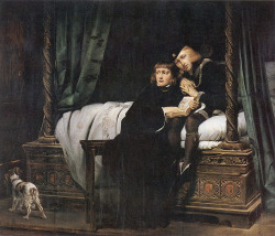 Paul (Hippolyte) Delaroche (1797 - 1856), La mort des fils de roi Edouard I dans la Tour (The death of the sons of king Edward in the Tower), 1831, Louvre