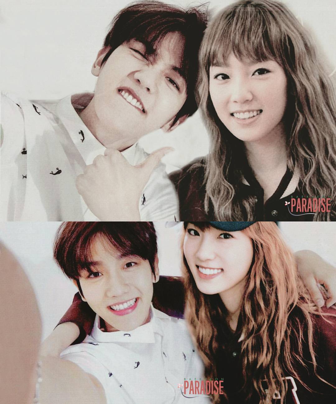 Baekhyun Taeyeon Happy Monday Have A Nice Day Thanks For