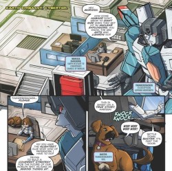 skywarpie:  both of the photos pose very good questions:  one being that is marissa no longer surprised by any of thundercracker’s questions?  the second being: where the hell did he get a cup that big? 